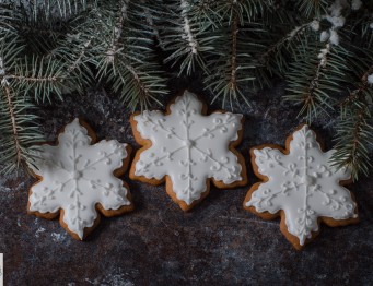 Anul Nou Gingerbreads în cookies.md